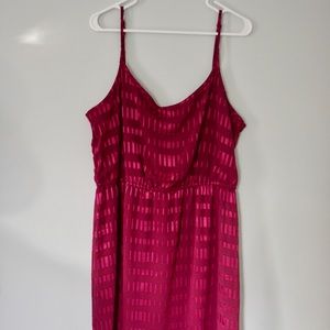 Ann Taylor LOFT high low strapless dress - SIZE XL